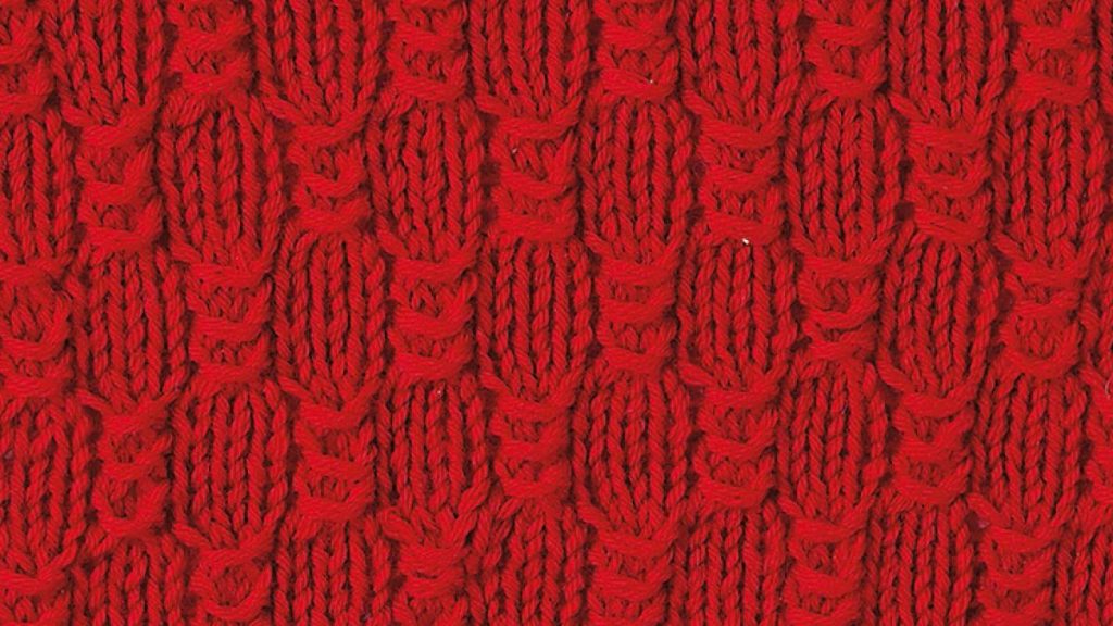 Free Knitting Stitch Busy Bees