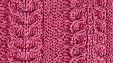 Knitting stitches patterns library