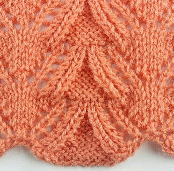 Free Lace Curtain Knit Stitch - Knitting Kingdom