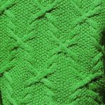 Continuous Cables and Moss Stitch