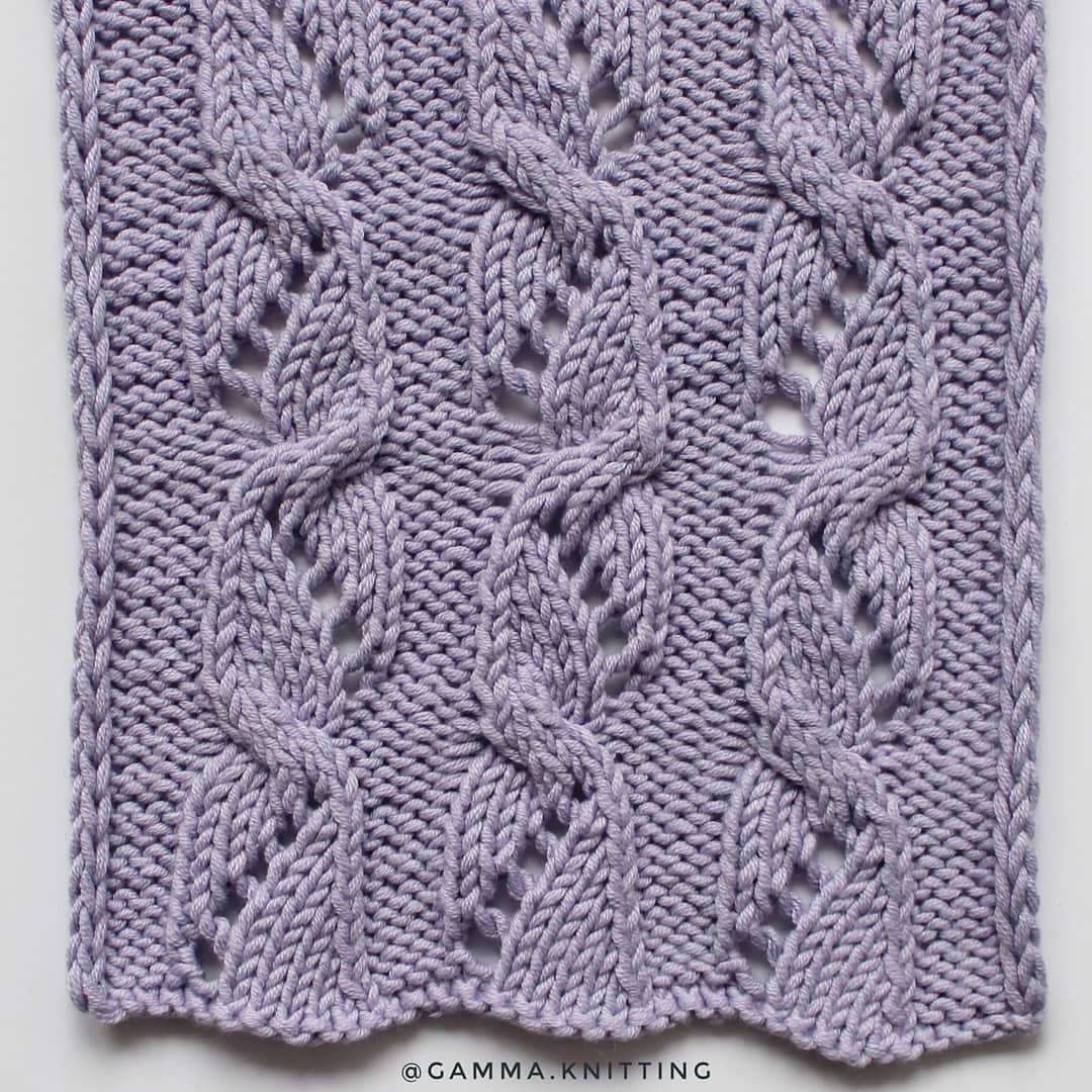 Dishcloth Knitting Pattern Using Cables and Lace