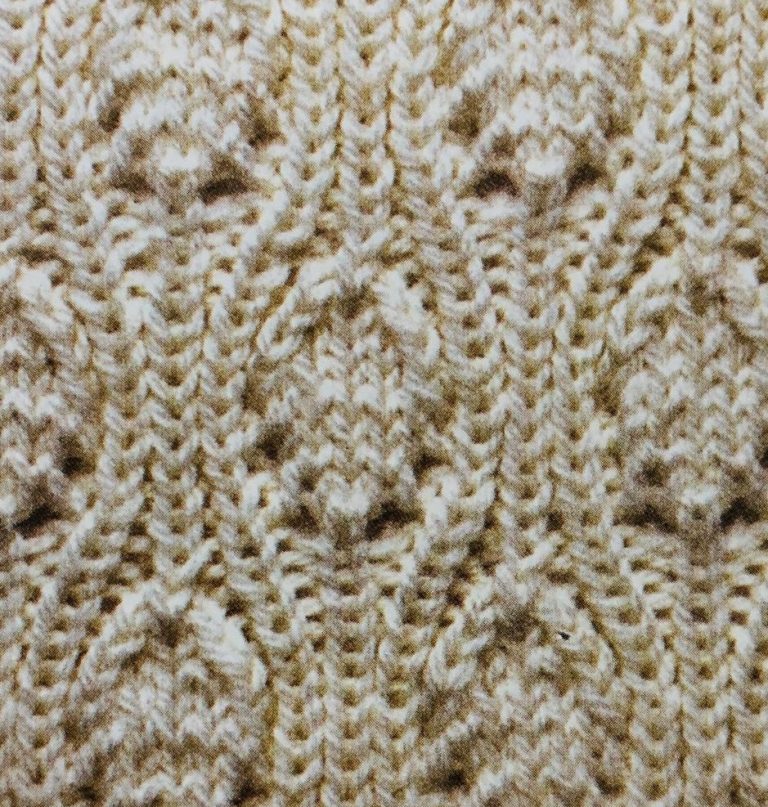 Japanese Knitting Stitch Lace and Knit into the Back Knitting Kingdom