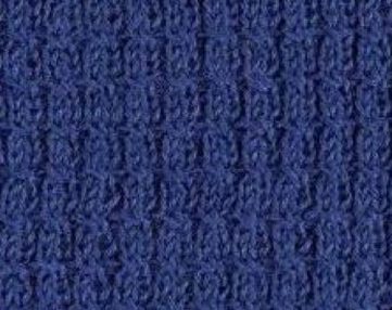 Cable rib knitting stitch