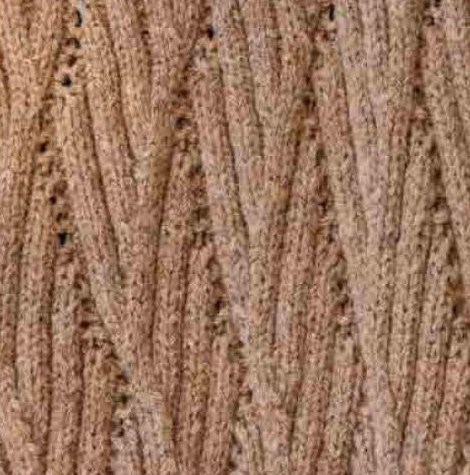 Diagonal rib stitch