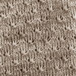 Star free knitting stitch pattern