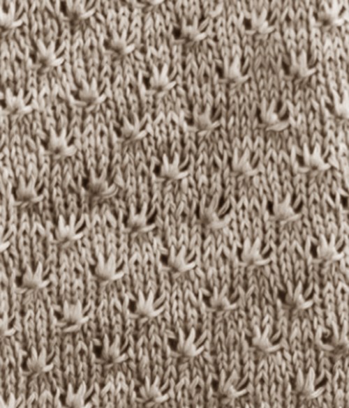 Star free knitting stitch pattern