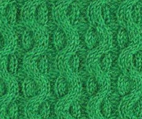 Wave Cable Knitting Stitch