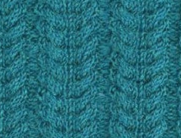 Wheatear Cable Knitting Stitch