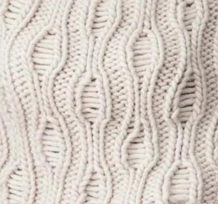 Bulky Drop stitch knitting pattern