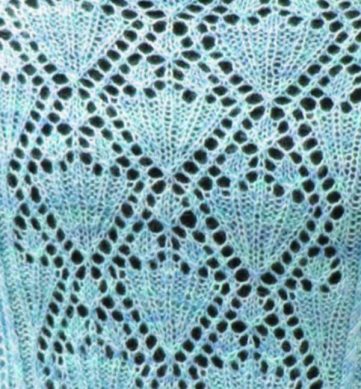 Openwork Diamonds Knitting Pattern Stitch