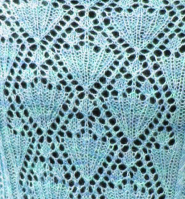 Openwork Diamonds Knitting Pattern Stitch