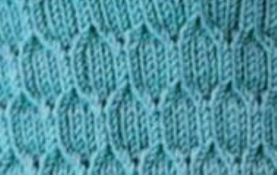 Free Knitting Pattern for a Honeycomb Stitch