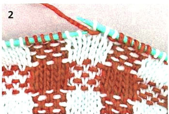 Slip Stitch Checkerboard Tutorial 2