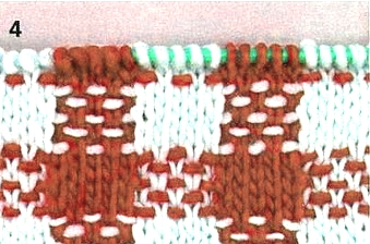 Crochet Chain Stitch in a Purl Stitch to Make Plaid - Knitting Kingdom