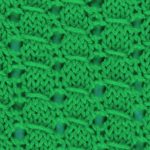 Free Knitting Stitch for an Openwork Slip Stitch