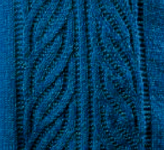 Vine in a Twist Stitch Pattern Panel