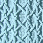 Celtic Cable Mesh Knitting Stitch