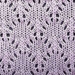 Diamond Pattern Lace Eyelets Knitting Stitch