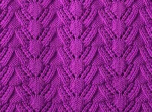 Free Lace Scallop Knitting Stitch
