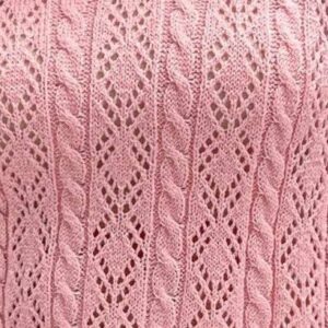 Braided Lace Columns Knit Stitch