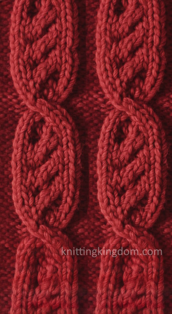 Sausage Cable Free Knitting Stitch