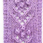 Flower Bobble Knitting Stitch Pattern